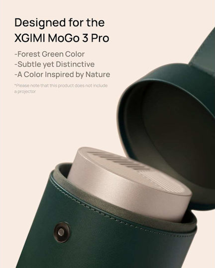 Xgimi Carry Case Mogo 3 Pro Pu Leather Forest Green