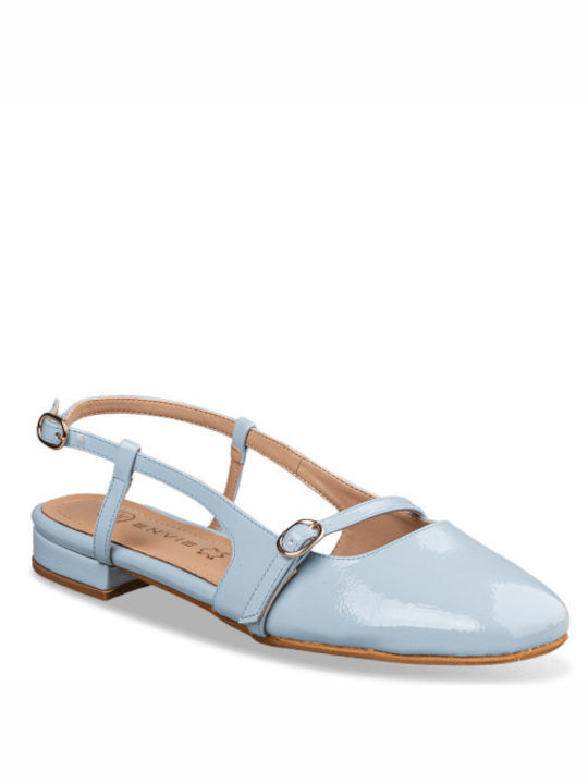 Envie Shoes Slingback Ballerinas Blue