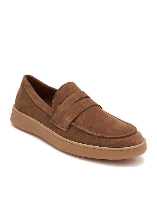 Suede Ανδρικά Loafers σε Μπεζ Χρώμα