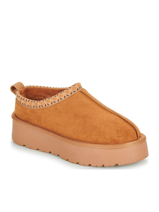 Xti Slippers Brown