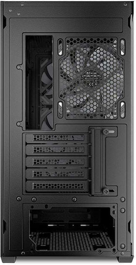 Sharkoon MK3 RGB Gaming Micro Tower Computer Case with Side Window Black