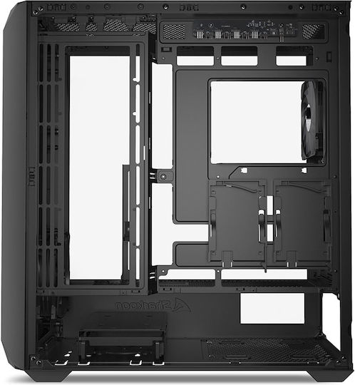 Sharkoon AK2 RGB Gaming Midi Tower Κουτί Υπολογιστή με Πλαϊνό Παράθυρο Μαύρο