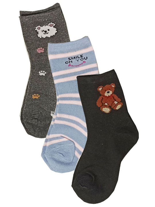 Join Join Kindersocken Siel - Grau 3er-Pack