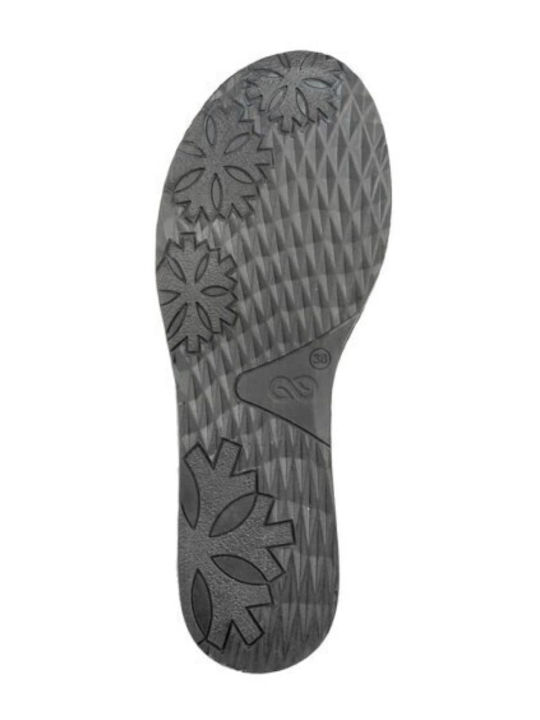 Ανατομικά Γυναικεία Slip-On Δερμάτινα Χακί