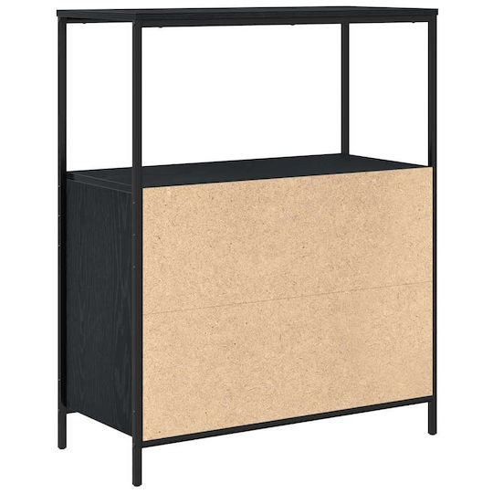 vidaXL Cabinet de baie L76.5xA35xÎ95cm Negru