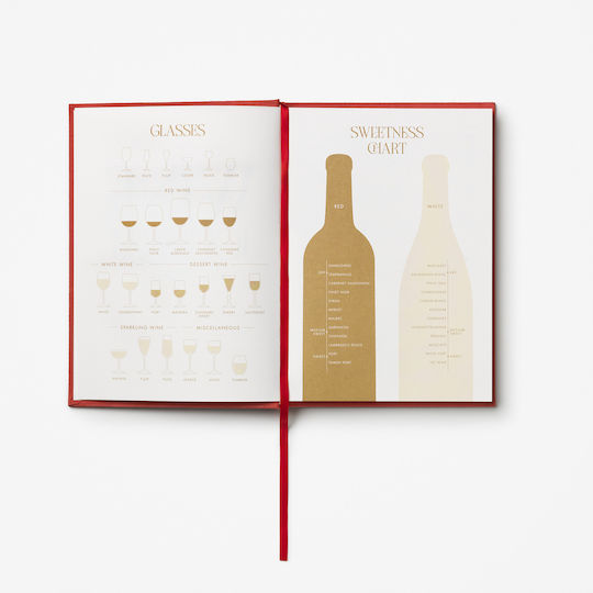 Printworks Wine Tasting Journal Σημειωματάριο Κόκκινο