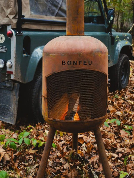 Bonfeu Bonbono Огнище На открито Черен 45x45x165см