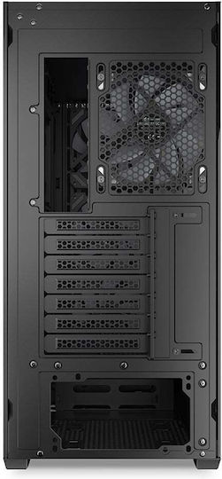 Sharkoon AK3 RGB Gaming Midi Tower Computer Case with Side Window Black