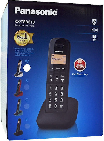 Panasonic KX-TGB610JTW Cordless Phone Black/White