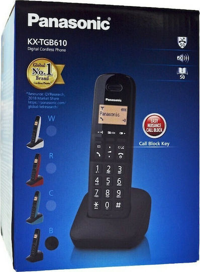 Panasonic KX-TGB610JTB Cordless Phone Black