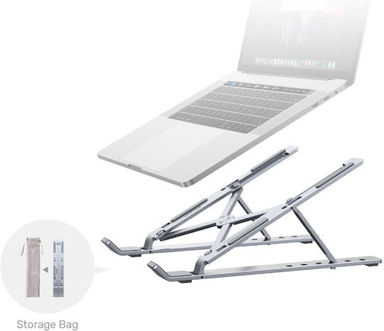 Unitek Βάση Στήριξης για Laptop Ασημί (OT155SL)