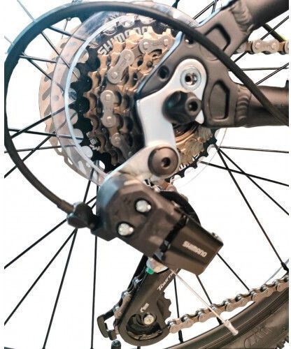Energy Enigma 24" 2025 Μαύρο Mountain Bike με Ταχύτητες και Μηχανικά Δισκόφρενα