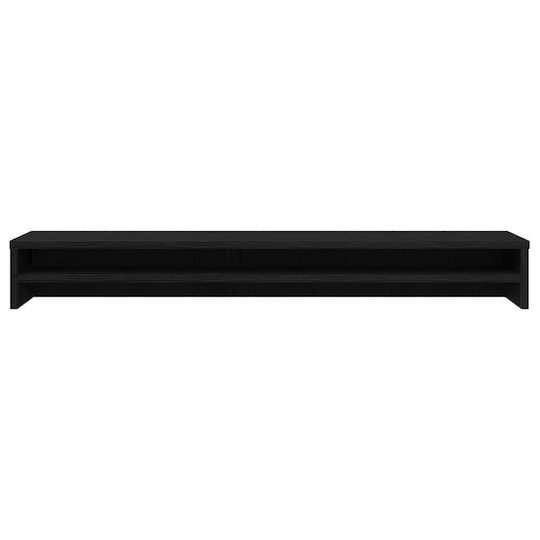 vidaXL Desktop Stand Monitor Black Oak (862419)