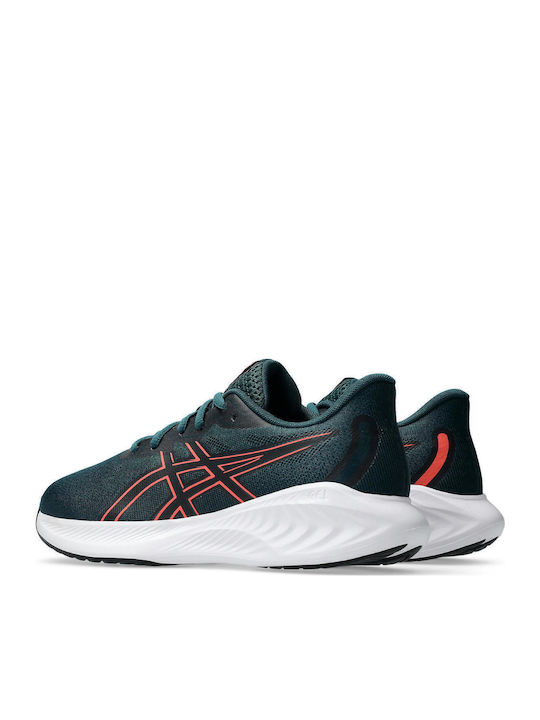 Gel-cumulus Kids Sports Shoes Running with Laces Green
