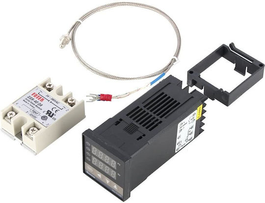 Hilitand 0 °c 400 °c Alarm Digital Intelligent Thermostat Led Pid Temperature Controller Kits Ac110 V-240 V Rex-c100