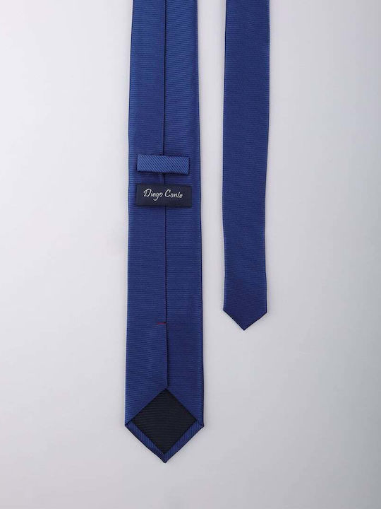 Diego Conte Men's Tie Printed TURGUOISE STRIPE