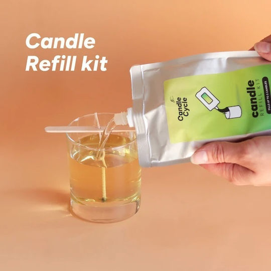Woody Kit Refill Scented Soy Candle 330ml Candlecycle Refill Candlehand