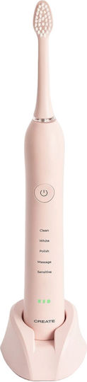 Periuță de dinți electrică Create Sonic Pearl Roz Pastel