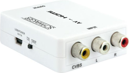 HDMI-Adapter Schwaiger 3 x RCA-Buchse > 1 x Buchse Full HD 1080p