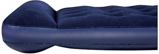 Bestway Inflatable Single Air Mattress with Integrated Pump 185x76x28cm Blue