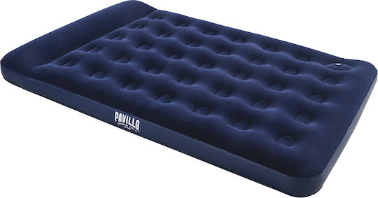 Bestway Inflatable Single Air Mattress with Integrated Pump 185x76x28cm Blue