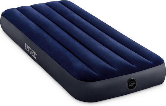 Intex Inflatable Sleeping Mattress Single Classic Downy 191x76x25εκ. Blue
