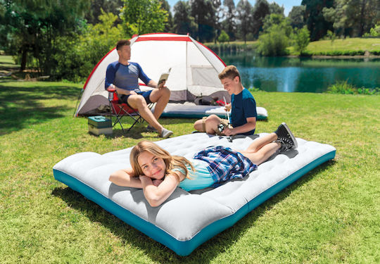 Intex Inflatable Sleeping Mattress Semi-double Wave Beam 193x127x24εκ.