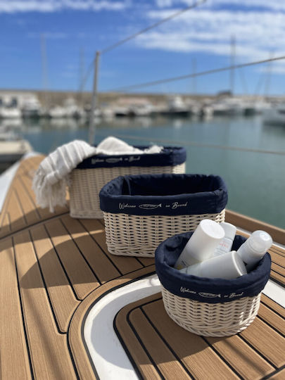 Marine Business Bread Basket Wooden Black