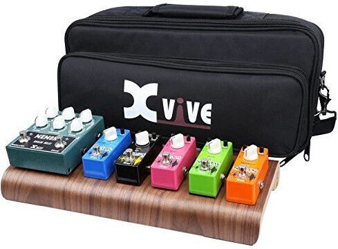 Xvive F4 Pedal Board Βάση Πεταλάκια Θήκη Μεταφοράς