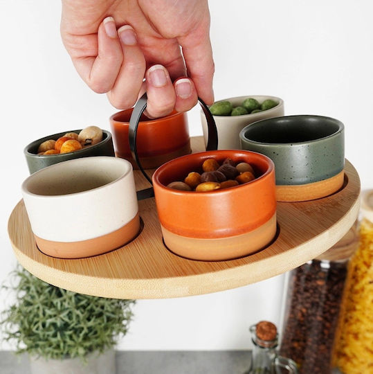 Excellent Houseware Serveware Wooden Multicolour 80ml