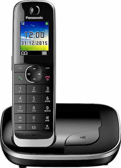 Panasonic KX-TGJ310 Безжичен Телефон с Българско Меню Черен