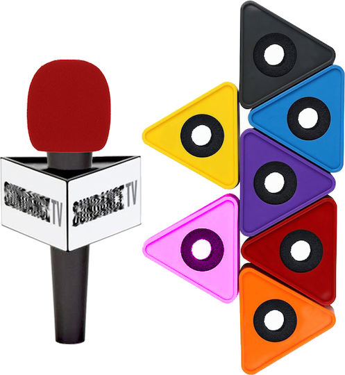 Artsound Flagtbl Abs 39mm Hole Triangular Logo Station Κίτρινο