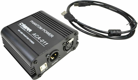 Cobra 48 Volt USB Powered Phantom Power Supply for Condenser Microphones Aca-011