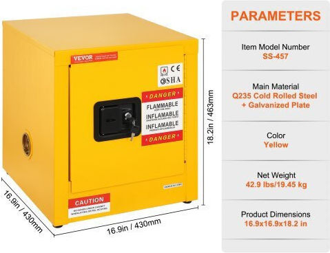 Vevor Industrial Facilities Accessories XFG43X43X46CMHS01V0