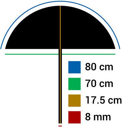 Falcon Eyes Umbrella Ur-32t Translucent White 80 Cm