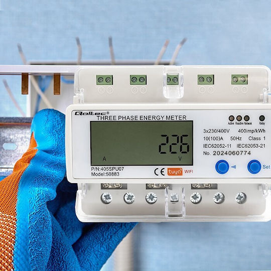 Qoltec Qoltec Elektrische Messgerät Für Elektrischen Schiene Tuya 50883