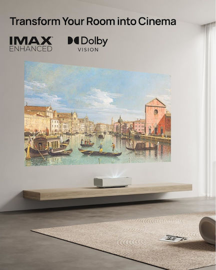 XGIMI Aura 2 3D Projector DLP 4K Ultra HD Laser με Wi-Fi και Ενσωματωμένα Ηχεία