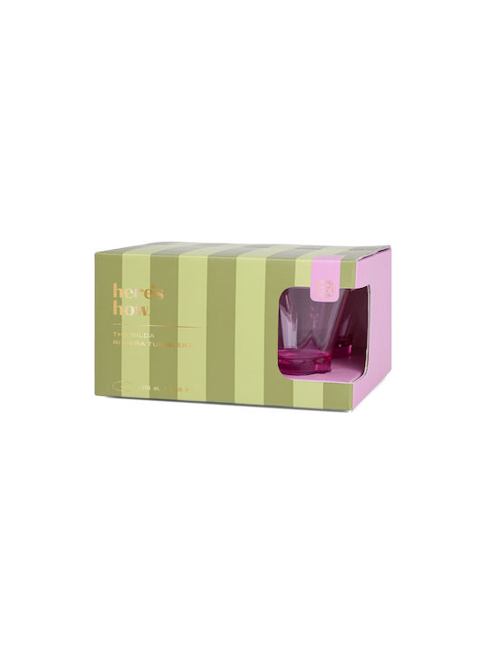 Here's How Set of Glasses Cocktail/Drinking / Water made of Plastic 266ml 4pcs