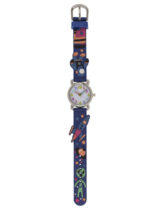 ArteLibre Ceas analogic pentru copii cu curea din cauciuc/plastic Multicolor Diferite modele/sortimente de modele) 1 buc