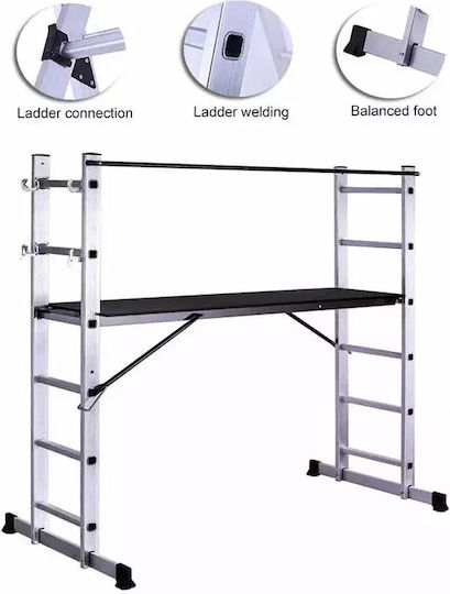 Double Aluminum Scaffolding Platform 2x7
