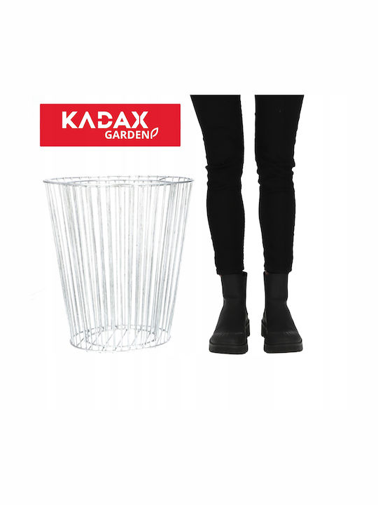 Kadax Κασπώ Μεταλλικό Ασημί 41x45εκ.