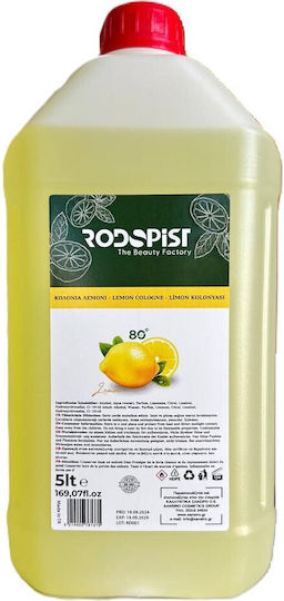 Rodopist Κολόνια Κλασικό Λεμόνι 5000 Ml 80°