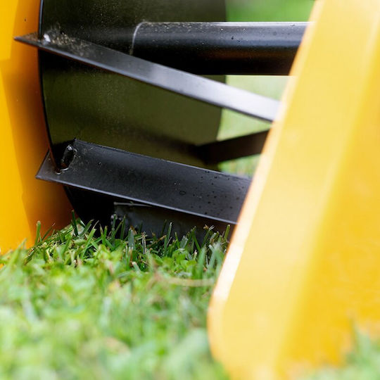 Ръчен култиватор Hydrostab Tornadica Culti-weeder Mini 2 в 1 Регулируема дръжка Регулируем ъгъл на острието Зад барабана Работна дълбочина 5 см Тегло 5.5 кг Цвят Черно Жълто