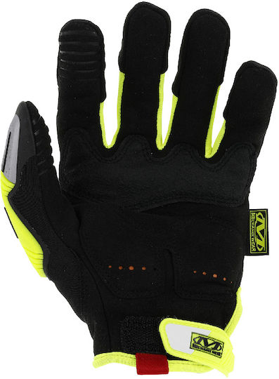 Mechanix Wear MPact E5 Mănuși de Lucru Galbene Piele sintetică Protecția tăierii 1buc