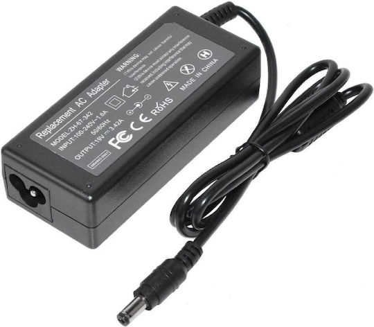Makki Φορτιστής Laptop 65W 19V 3.42A για Asus / Toshiba χωρίς Καλώδιο Τροφοδοσίας