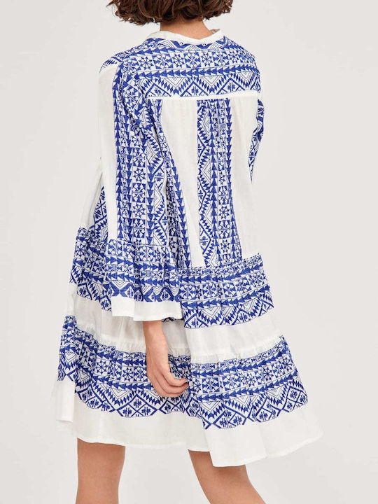 Greek Archaic Kori Dress All Day White