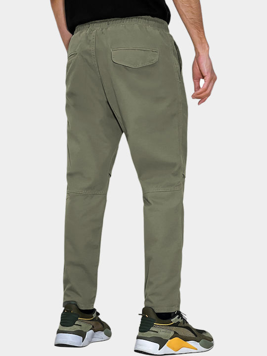 Trousers Elastic Khaki