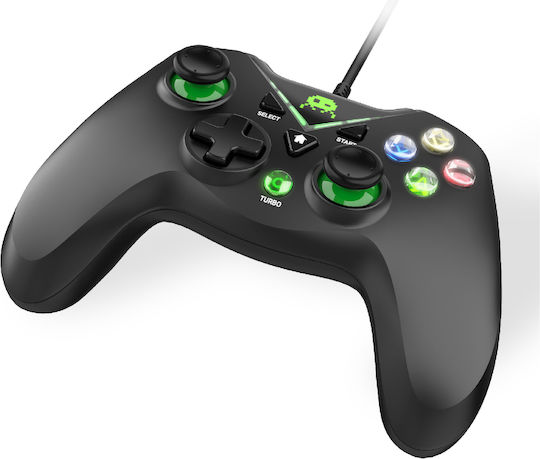 Freaks and Geeks V2 Wired Gamepad for PC Black