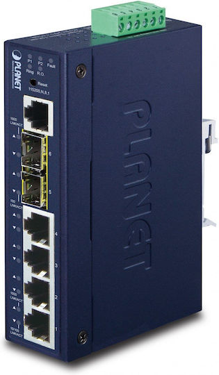 Planet IGS-5225-4T2S Managed L2 Switch με 4 Θύρες Gigabit (1Gbps) Ethernet και 2 SFP Θύρες
