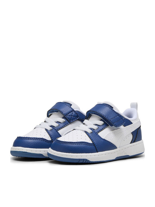 PUMA Jr Inf Rebound V6 Παιδικά Sneakers με Σκρατς Μπλε 397420-21